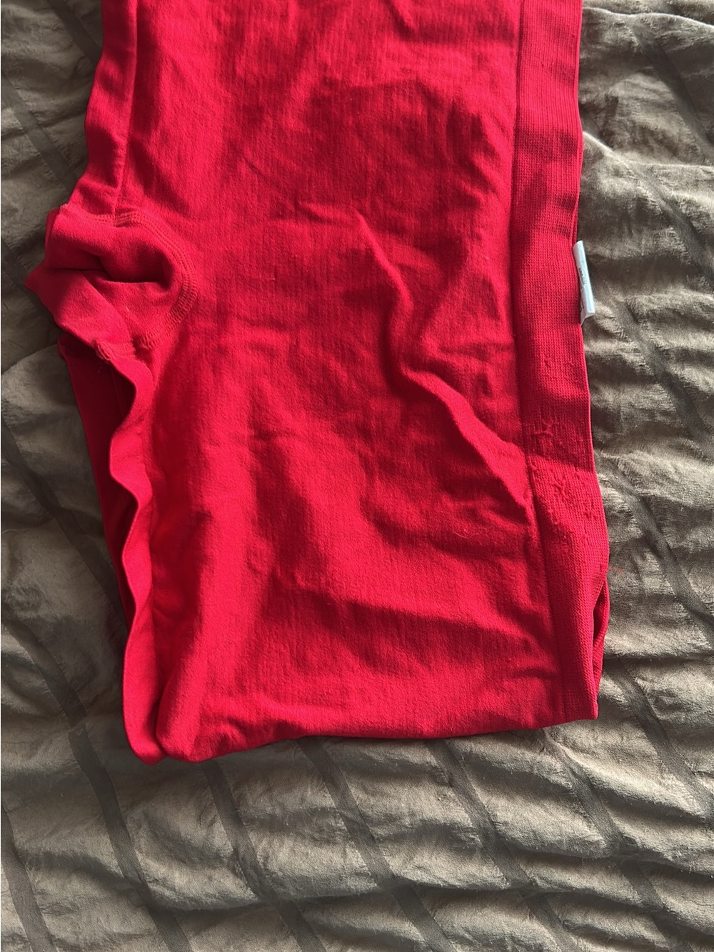 Women’s Red Stretch Knit Bottoms boyshorts